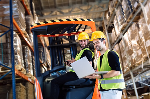 Portable management of warehouse